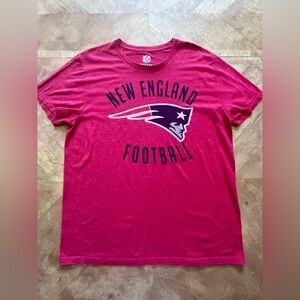 NFL New England Patriots Red Logo Tee – XL – Fan Gear Shirt